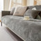Alishomtll Sofabezug Ecksofa 1/2/3/4 Sitzer, Sofaschoner L Form Couch Überzug, Universelle rutschfeste Sofa Überzug, Hund Katze Waschbar Sofaüberwurfe Sofadecke für Wohnzimmer, Dunkelbraun 90x160cm