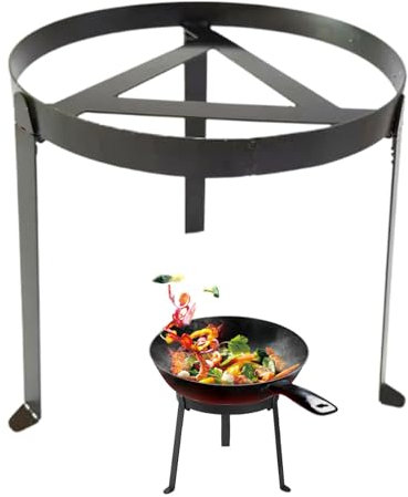 Gitekain Foldable Camping Grill Tripod, Portable Cooking Tripod, Stainless Steel Campfire Tripod, Open Fire Cooking Tripod, Outdoor Cooking Tripod Stand, Campfire Grill Tripod