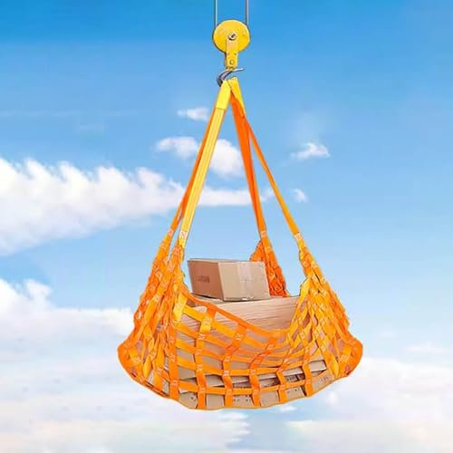 hebe-hebenetz 1 m, 2 m, 3 m, 4 m Lastenhebenetze – Lastenkorbnetz für Heben – Frachthandhabungsausrüstung für Anhänger-LKWs – starke lasttragende Materialhandhabungsgurte(3.3ft - 3.9in mesh (load 500