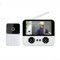 Lecreatekit Home Security Video Doorbell with 150M Open Area Transmission and Compact Design (White)