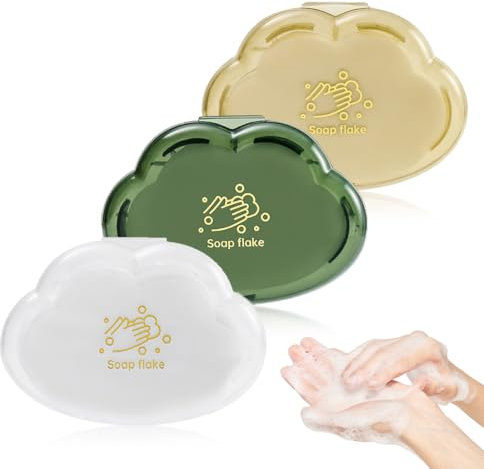 XURJUMI Feuille de Savon de Voyage -150 Pcs Feuilles de Savon en Papier,Feuilles de Savon de Voyage,3 Boîte Feuilles de Savon Feuilles de Savon Portable, pour ExtéRieur Camping Randonnée