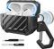 SUPCASE Hülle für AirPods Pro 2./1. Generation mit Reinigungspen & Karabiner (Unicorn Beetle Mag), Militärischer Schutz [Kompatibel mit MagSafe] Kratzfest Schutzhülle Case mit Magnetdeckel​​ (Schwarz)