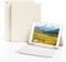 KVTVOU Case With Keyboard for iPad 9th / 8th / 7th Generation 2021/2020/2019 10.2 Inch, Soft TPU Case with Pencil Holder, Magnetic Detachable Bluetooth English Keyboard for iPad 9/8/7, Cream White
