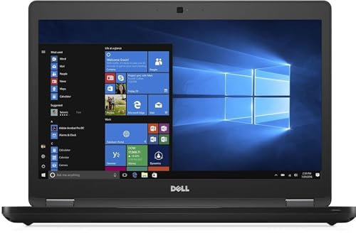 Dell Latitude 5480 Business Laptop, 14 FHD Notebook, Intel Core i5-7200U, 16GB RAM, 256GB SSD, QWERTY Keyboard, Windows 11 Pro (Renewed)
