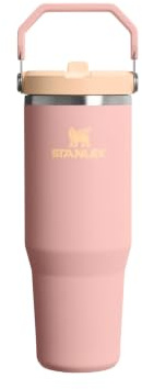 Stanley The IceFlow Flip Straw 2.0 Tumbler 10-13424-0217 Bouteille isotherme avec paille Rose 0,89 l