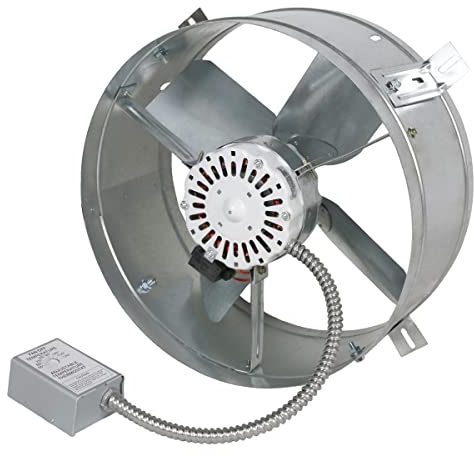 Ventamatic Ltd Cx1500 Gable Mount Power Attic Ventilator With 2.6-Amp 60-Hz Motor And 14-Inch Blade