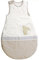 roba Schlafsack Liebhabär - Babyschlafsack ganzjährig aus atmungsaktiver Baumwolle - für Sommer und Winter - mit Bären Motiv in Beige / Weiß, 70 cm
