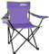 just be... Campingstuhl. Klappstuhl fürs Camping, Angelstuhl mit Armlehne und Getränkehalter in unterschiedlichen Farben - Violett/Grun
