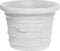 Papillon Vaso Tondo FESTONATO Ø 40 cm Colore Bianco in Resina con Doppio Bordo