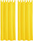 Bestlivings Blickdichte Gardine im 2er Pack mit Schlaufen (140x145 cm/Gelb), in vielen Farben