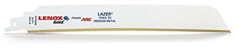 Lenox Tools 210989114GR 229 mm 14 TPI or Puissance Arc Lame de scie sabre pour métal et épais Taille M Coupe Métal (Lot de 5)