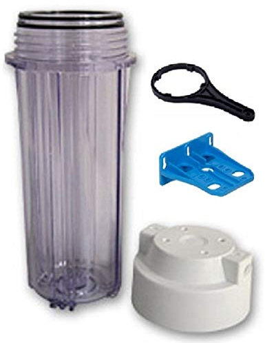 Filtergehäuse Set 10 mit 1/4 Innengewinde Wasser Anschluß , Filter Gehäuse als Wasserfilter Osmoseanlage Umkehrosmose Osmose Filteranlage Trinkwasser Anlage Aquarium Außenfilter Leergehäuse Gehäuse Pumpe