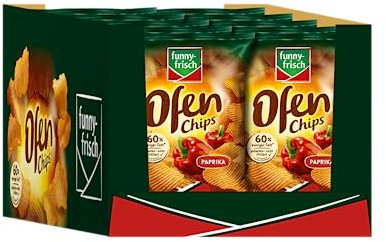funny-frisch Ofen Chips Paprika, 10er Pack (10 x 125 g)