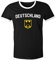 MoonWorks WM Shirt 2018 Fußball Deutschland Adler Wappen Herren Retro schwarz-weiß-gelb XXL