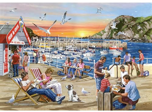 The House Of Puzzles Puzzle 1000 Teile - Fish & Chips