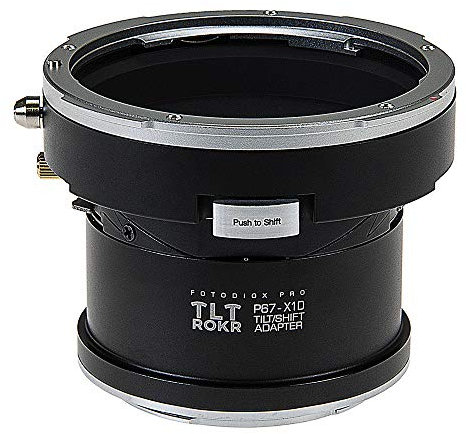 Fotodiox Pro TLT ROKR Tilt/Shift Lens Adapter Compatible with Pentax 6x7 (P67, PK67) Mount SLR Lenses on Hasselblad XCD-Mount Cameras Such as X1D 50c and X1D II 50c