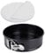 7 Inch Springform pan, Happybase Non-stick Cheesecake Pan with Removable Bottom/Leakproof Cake Pan Bakeware with 50 Pcs Parchment Paper Liners