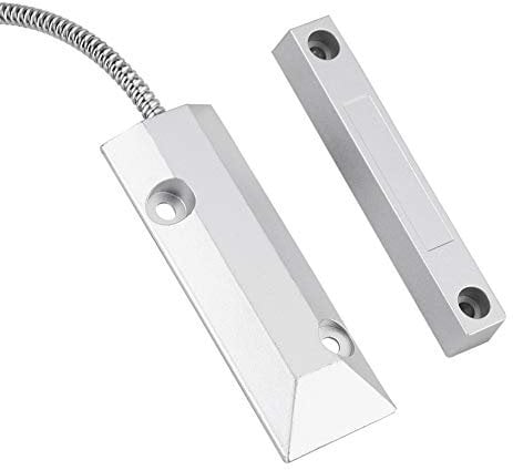 Nikou Interruttore sensore Magnetico - Interruttore Porta rilevatore sensore Metallico con Contatto Magnetico for Finestra Porta