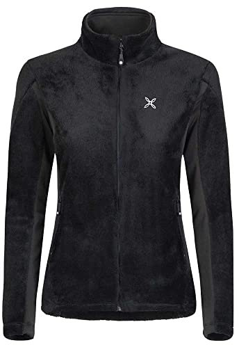Montura Giacca Donna in Pile Termico Caldo Polar Style Jacket Woman Colore Nero (L)