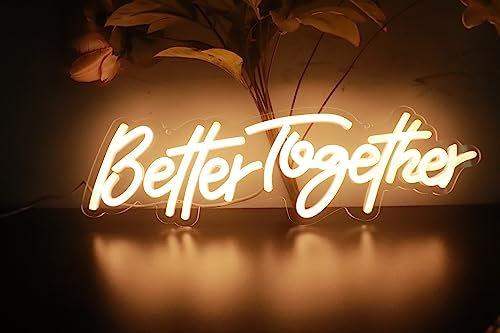 LED-Leuchtreklame Nachtlicht für Wandparty Dekor Schlafzimmer Zimmer Bar Hochzeit Home Geburtstag Kunstdekoration Weihnachten mit USB-Kettenlicht-Modulator 5v