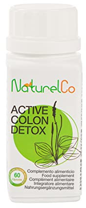 Active Colon Detox. Complemento Alimenticio Natural. Contribuye al funcionamiento normal del tracto Intestinal. Extracto de Alcachofa y Plantago Ovata. 60 Cápsulas Vegetales.