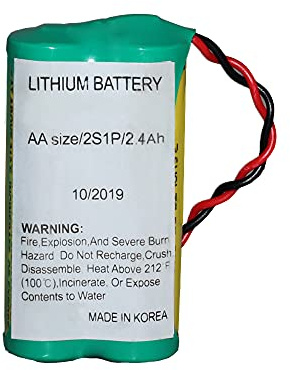 Originale AA size/2S1P/2.4Ah AA dimensioni 7.2V Batteria al Litio PT-2100 Keeper