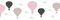 Papier peint à motifs graphiques Profhome 403737-GU bordure auto-adhésive légèrement texturé avec un dessin graphique mat rose gris noir blanc 0,75 m2