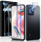 Aerku Protector de Pantalla para Xiaomi Redmi Note 12 4G con Protector de Lente de Cámara [2 + 2 Piezas], 0.33MM HD 9H Ultra Resistente Cristal Templado Vidrio Templado [Transparente]
