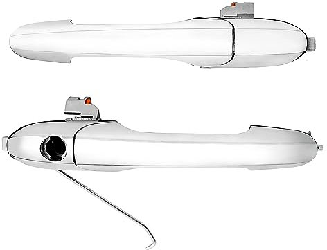 Semitory Door Handle Right Driver & Left Passenger Side - Compatible with 2007-2016 Fiat 500, 2008-2016 Abarth 500 595 695 - Replace# 735592026, 73545876, 735592012, 735485872