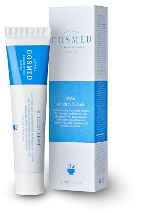 Cosmed 4C Cica Cream mit Centella Asiatica – Vegane & tierversuchsfreie CC Cream zur Hautbarriere-Stärkung – Beruhigende Pflege bei Ekzemen, Psoriasis & Narben – Dermatologisch getestet – 40ml