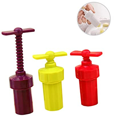HEMOTON Multifunktions Knoblauchpresse aus Pp Rotierender Brecher Küchenzerkleinerer für Knoblauch und Gemüse Leicht zu Reinigen Handlich Zufällige Farbe