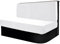 SYLC 2 Stücke Wohnmobil Esstischkissenbezüge Samt Ersatzbezüge Für Wohnwagen Bezug Für Sitzgarnitur RV Esstischsitzbezüge Anhänger Überzügen Sofakissen (White,Set of 2)