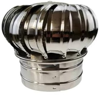 Dach 201 Edelstahl-Abzugshaube, Abluftventilator, regensicherer Windball für den Außenbereich, Kanalventilator, Abluftventilator, Abluftball