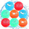 Wasserbomben Wiederverwendbar Selbstschließend,8 Stück Reusable Water Balloon,Magnetische Wasserbomben,für Wasserschlachten Spielzeug für Draußen,Pool Spielzeug