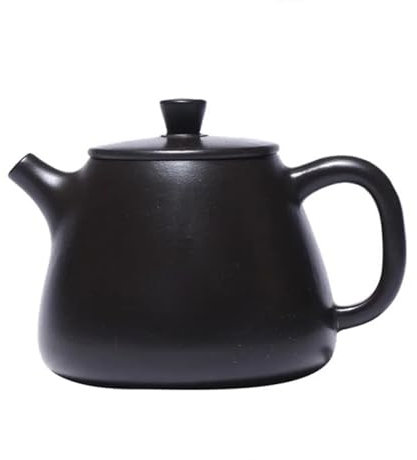 AGYSVGZ Service à Thé en Métal Zisha Tea Set Gifts 190ml Handmade High Stone Scoop Tea Pot Raw Ore Black Mud Kettle Chinese Yixing Purple Clay Teapots Set De Théière Et Tasse De Noël