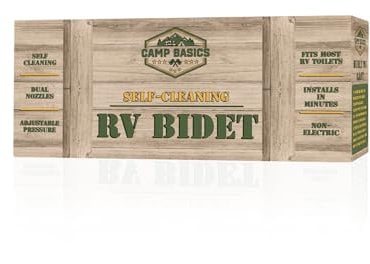 Camp Basics Bidet per camper realizzato per adattarsi al tuo camper e rimorchio | Facile da installare e autopulente | Non elettrico | Aggiorna il tuo camper