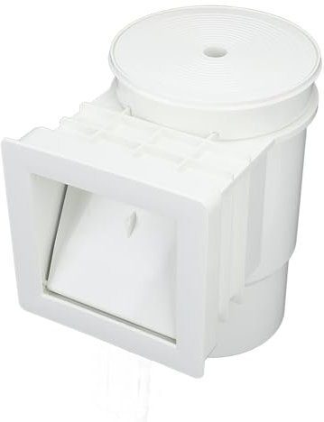 Schwimmbad-Skimmer, 1,5-Zoll-Innengewinde, Weithals-Teichschuttreiniger, Anschluss an Pumpe für Beton- und -Poolreinigung, Bequemer Griff, PVC-Material für Haltbarkeit