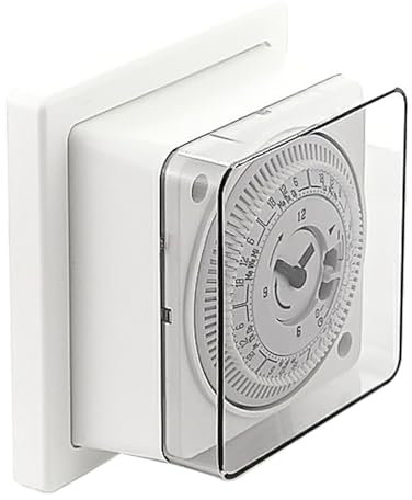 SPARES2GO 7 Day Socket Box Timer Switch