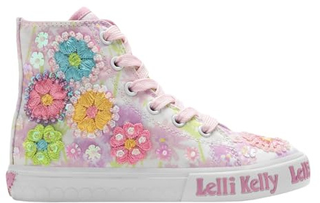 Lelli Kelly Canvas Ragazze Baseball Boots Eloise Mid Ankle LK4910