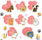 8 Pcs Tier Keksausstecher Kinder 3D Cookie Cutter Keksausstecher Ausstechformen Kuchen Backen Werkzeug Plätzchenausstecher für Backen DIY Fondant Schokoladen Tortendeko