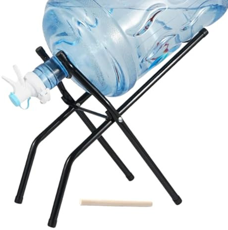Water Gallon Stand Stand, Storage, Organizer, Spout, Crowbar Included