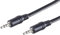 1aTTack.de 1 câble jack stéréo 3,5 mm de 5 m - Noir - Fiche double face - Connexion audio de qualité supérieure - Connecteurs moulés - Contacts nickelés - Parfait pour haut-parleurs et HiFi