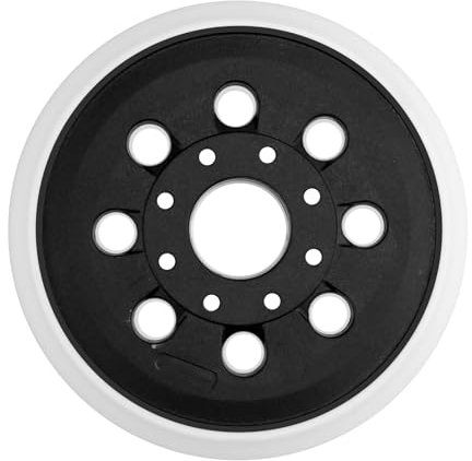 BEASAFY Schleifteller für Bosch GEX 125-1 AE, 8-Loch-Schleifpolierscheibe, 123 mm Exzenterschleifer Ersatzteile mit Klett-Schleifteller für Bosch PEX 220 A & AE, Skil 7402/7490
