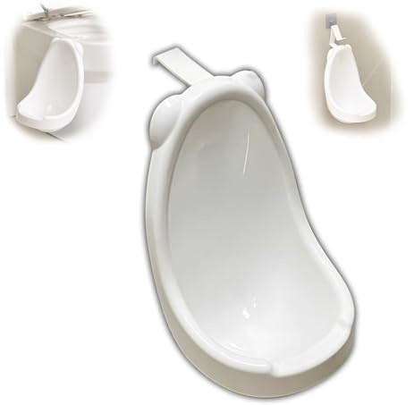 JINGSHIQIAOPL Weißes Hängendes Toilettenurinal Camping Klo, Urinal Kunststoff für Männer, PP-Material, Reinigen, Stehende Wasserlose Urinale für Männer für Zu Hause und Unterwegs