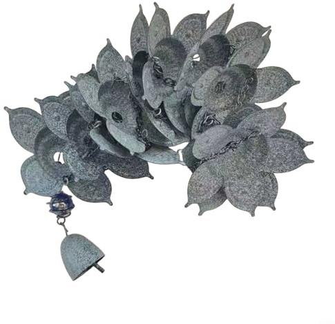 Puupaa Rain Chain Rain Water Catcher Outdoor Rain Chains 164cm Hanging for Gardens Courtyards Villa Outdoor Spaces