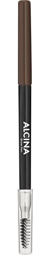 ALCINA Brow Pen - 1 Stück - Zeichnet feine Augenbrauen präzise nach & füllt lichte Stellen auf - Herausdrehbare Spitze - Mit integrierter Bürste zum Formen - Natürlich betonter Look - Langanhaltend
