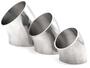 1pc 32mm OD SS304 Stainless Steel Weld 45 Degree Elbow Pipe Fitting
