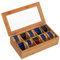 Kesper 50901 Tee-Box mit 10 Fächern Bambus 36 x 20 x 9 cm