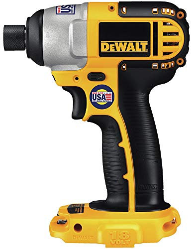 DEWALT 18V Impact Driver, 1/4-Inch, Tool Only (DC825B)