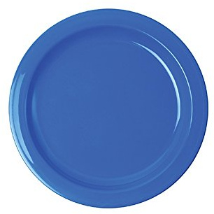 WACA 6066 Speisenteller Kunststoffteller Dm 215 mm, Farbe:blau
